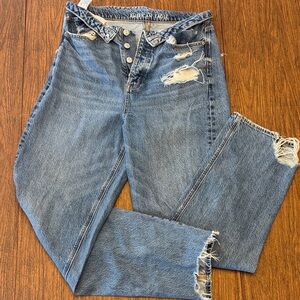 Blue Distressed Women Jeans